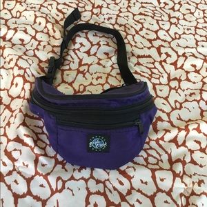 One purple Fanny pack